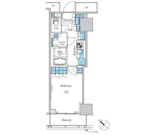 パークアクシス滝野川ラ　ブリーズ（504） 間取り図画像