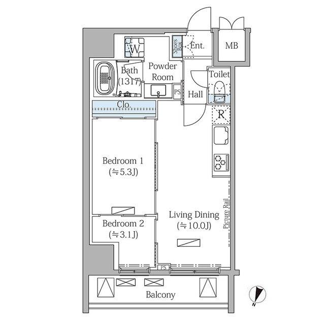 モディア文京目白台（503） 間取り図画像