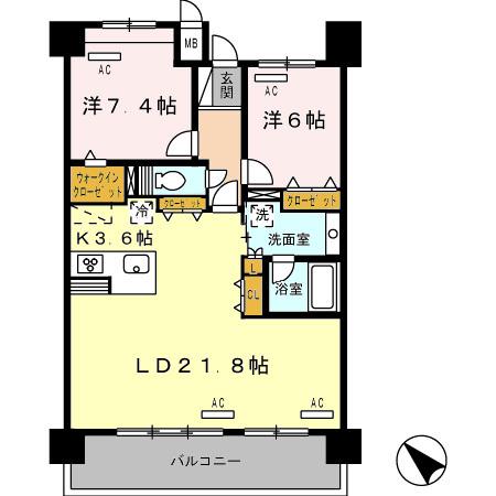 ロイヤルパークス豊洲（1302） 間取り図画像