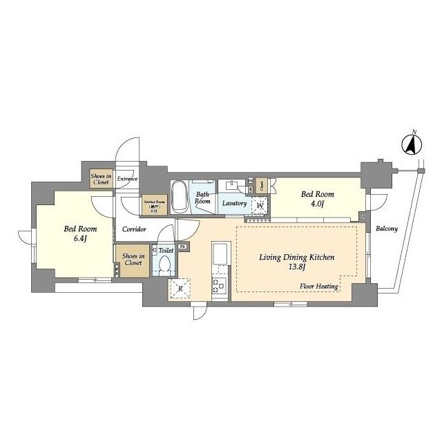 リビオ森下リバーテラス（704） 間取り図画像