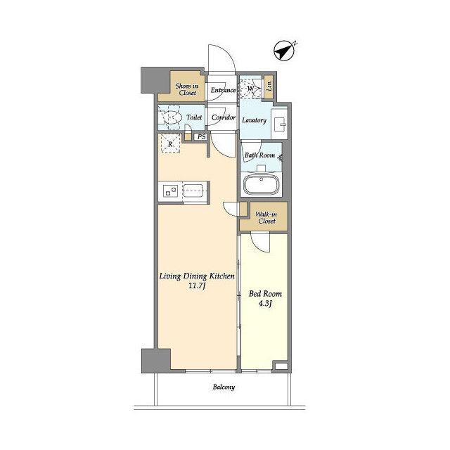 市谷台町坂フロント（0605） 間取り図画像