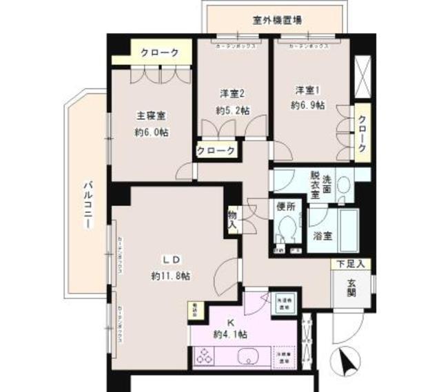 ＰＡＲＫ　ＮＥＷＰＯＲＴ（404） 間取り図画像