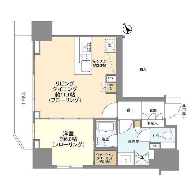 ザ・パークハウス麹町レジデンス（508） 間取り図画像