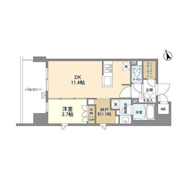ドゥーエ入谷Ⅲ（0601） 間取り図画像