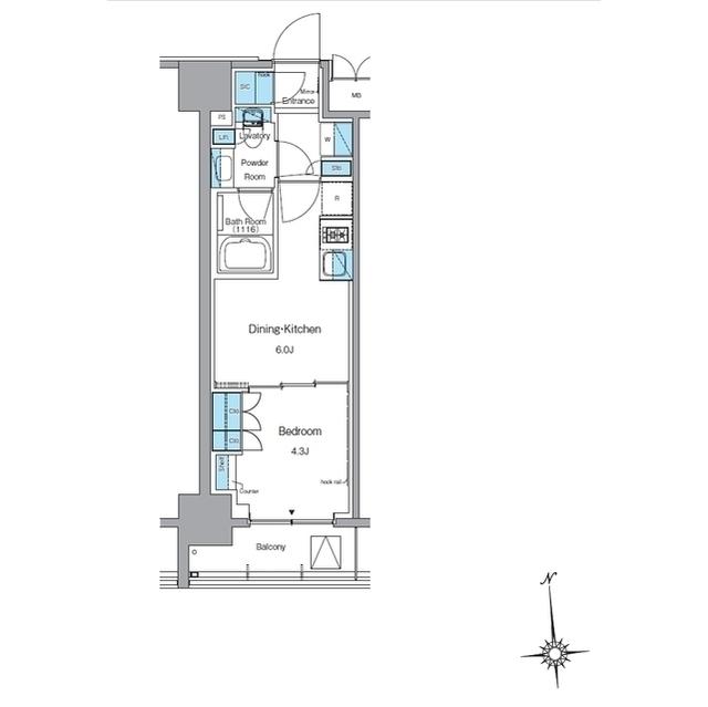 ルフォンプログレ上野稲荷町（0702） 間取り図画像