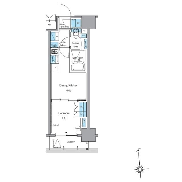 ルフォンプログレ上野稲荷町（1403） 間取り図画像