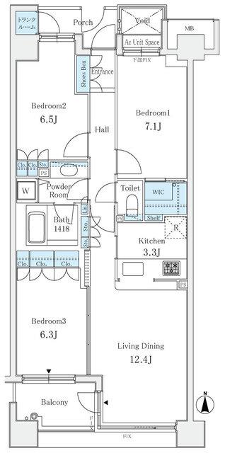 Ｉｔ’ｓ東京フォーサイトスクエア（912） 間取り図画像