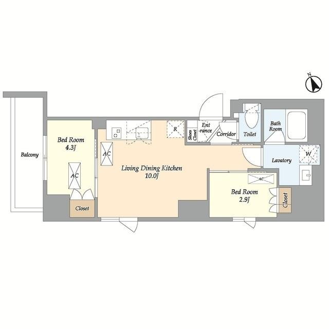 ルフォンリヴェント西巣鴨（0503） 間取り図画像