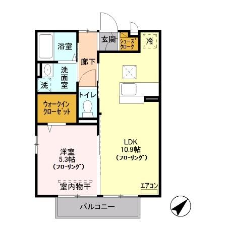 メゾン・ディアベルジュ（103） 間取り図画像