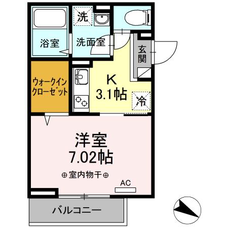 グレイスコーポ（201） 間取り図画像