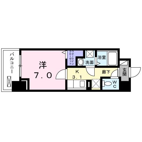 Ｈｉ−Ｒｏｓｙ川口（302） 間取り図画像