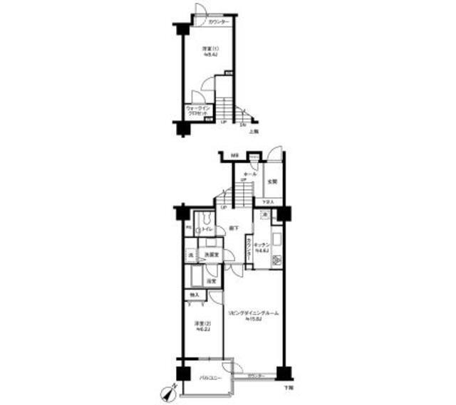 参宮橋マンション（314） 間取り図画像