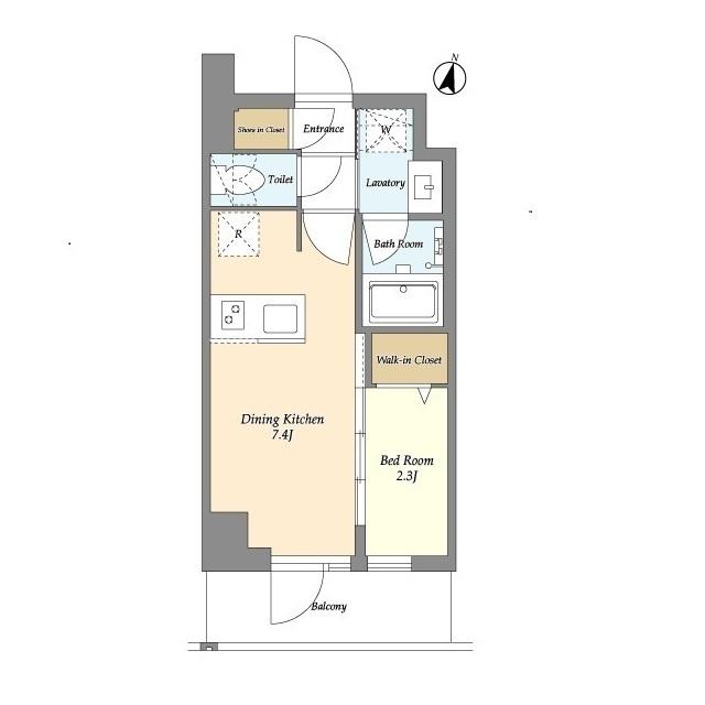 ＡＩＦＬＡＴ阿佐ヶ谷（101） 間取り図画像