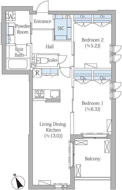 サクラガーデン武蔵小金井（302） 間取り図画像