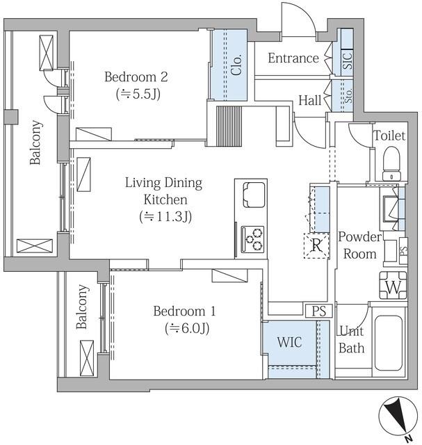 サクラガーデン武蔵小金井（203） 間取り図画像