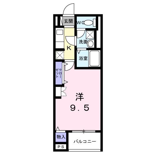 カーサ　コロレ（103） 間取り図画像