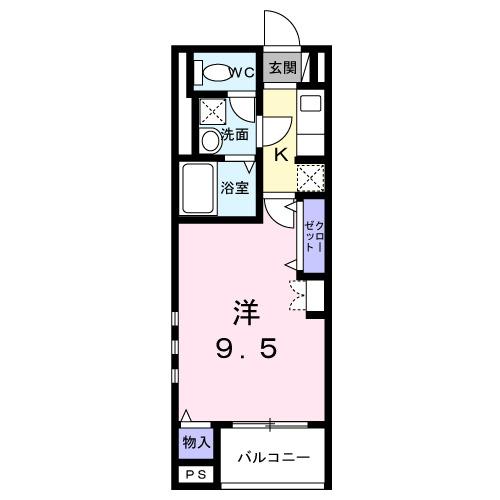 カーサ　コロレ（104） 間取り図画像