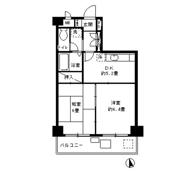 モンテベルデ第２横浜（804） 間取り図画像