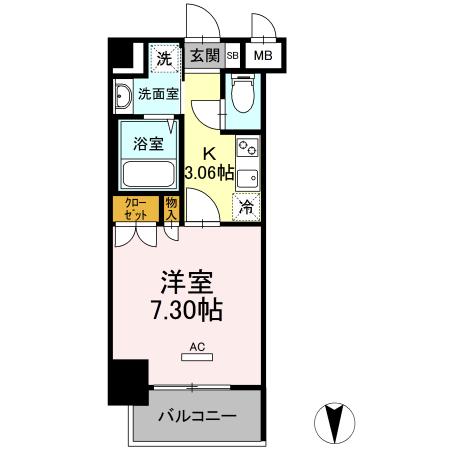 ホウエイコート秋葉原（0606） 間取り図画像