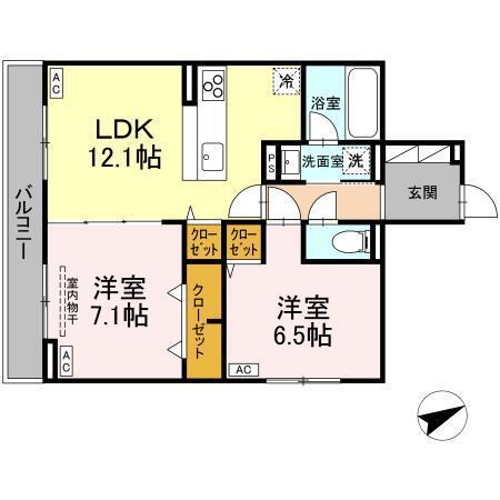 クラシアス（303） 間取り図画像