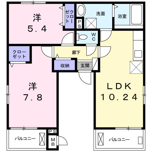 カリヨン代田（301） 間取り図画像