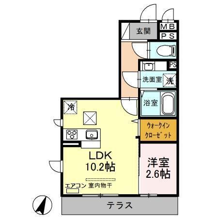 オークビレッジ５（101） 間取り図画像