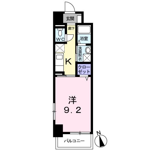 ケヤキ　グランデ（405） 間取り図画像