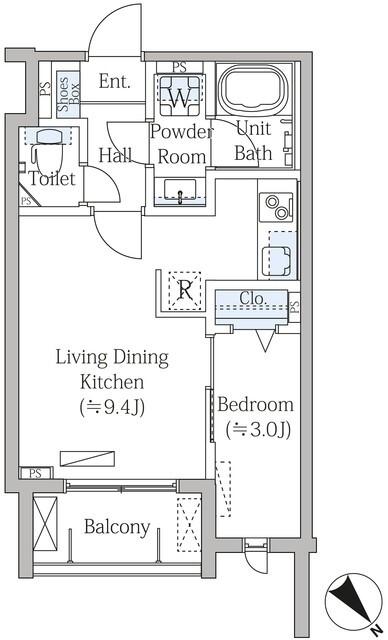 ＭＯＣＸＩＯＮ渋谷西原（101） 間取り図画像