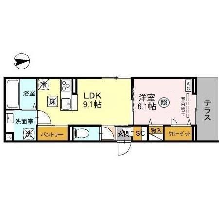 chardon nord（シャルドン　ノール）（101） 間取り図画像