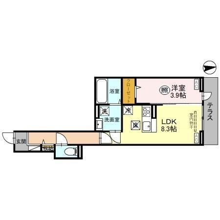 chardon sud（シャルドン　シュド）（103） 間取り図画像