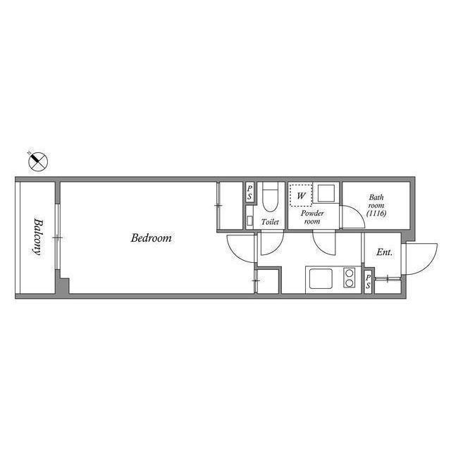 Ｍ−ＲＥＳＩＤＥＮＣＥ新江古田（307） 間取り図画像