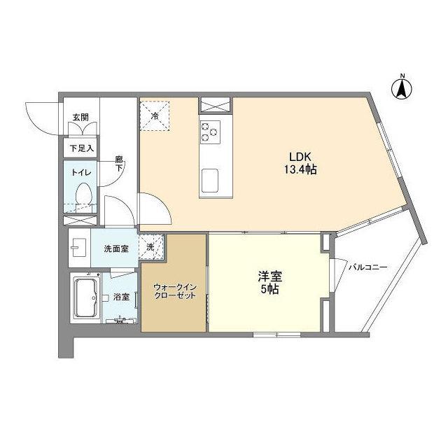 クラリティア都立大学（201） 間取り図画像