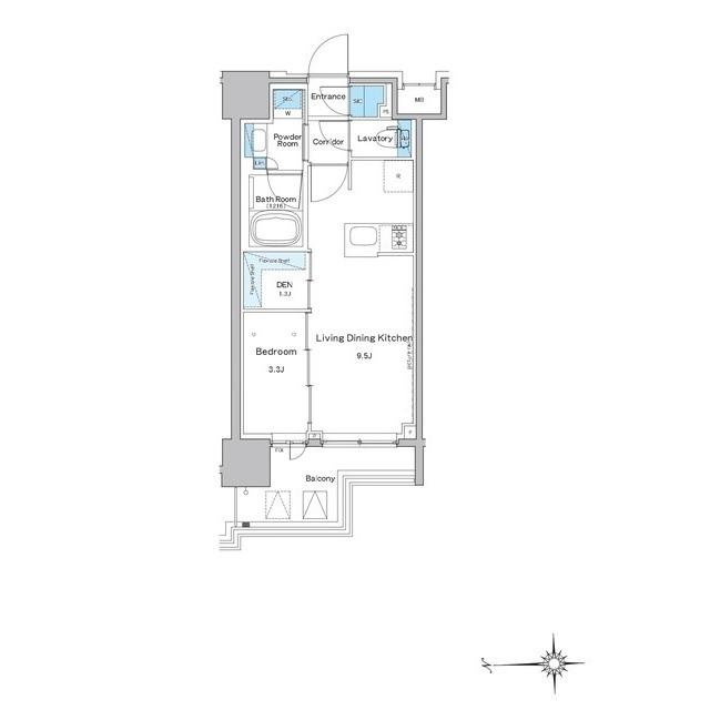 ルフォンプログレ門前仲町プレミア（1102） 間取り図画像