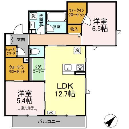 AN　Residence（201） 間取り図画像