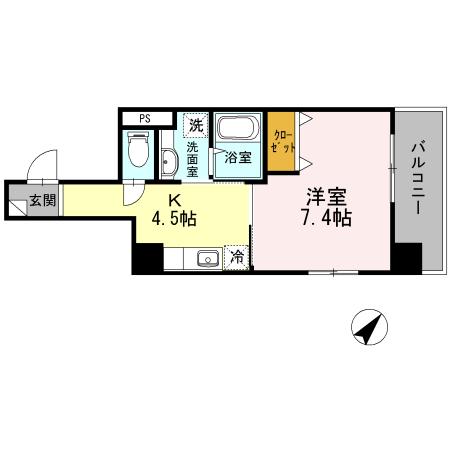 M`s　Port（305） 間取り図画像