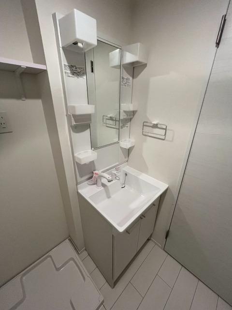 港区白金マンション 洗面