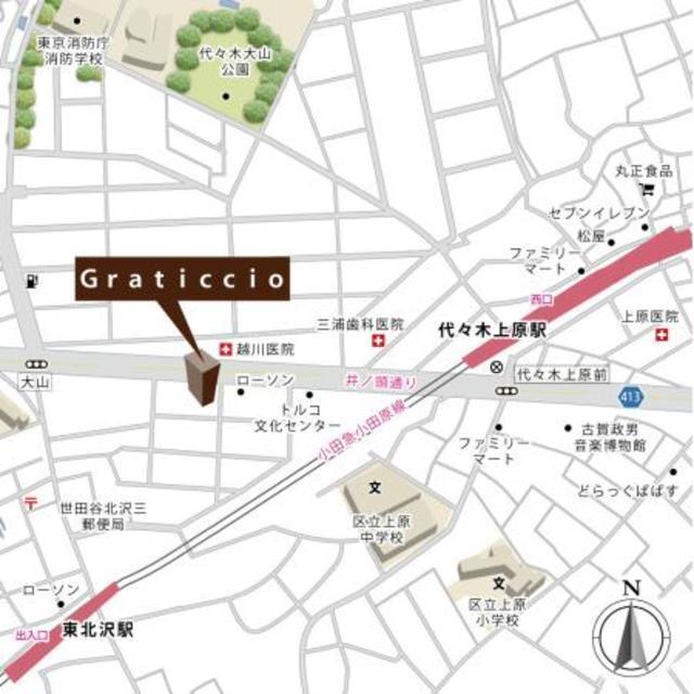 Ｇｒａｔｉｃｃｉｏ（502） 地形図・案内図