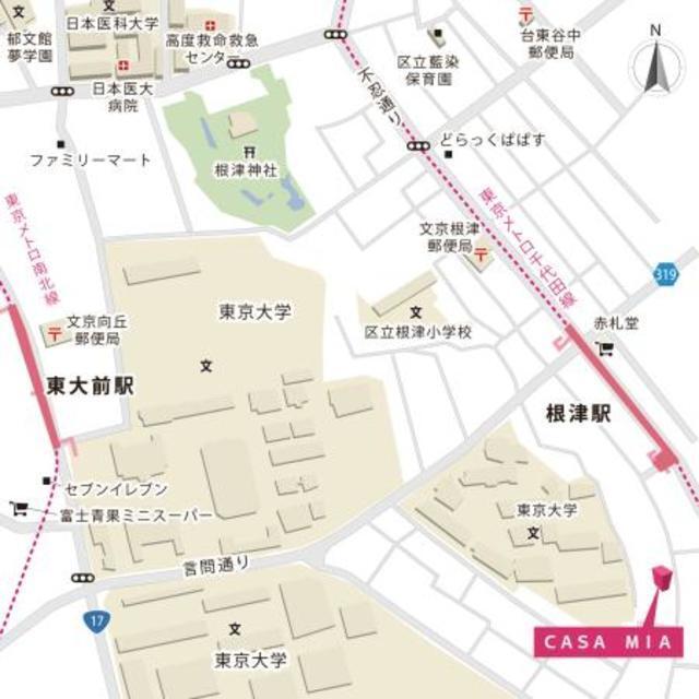 ＣＡＳＡ　ＭＩＡ（504） 地形図・案内図
