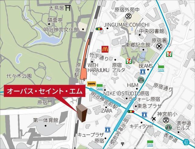 ＯＰ．Ｓｔ．Ｍ（301） 地形図・案内図