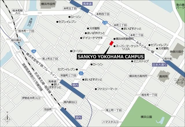 ＳＡＮＫＹＯ　ＹＯＫＯＨＡＭＡ　ＣＡＭＰＵＳ（604） 地形図・案内図
