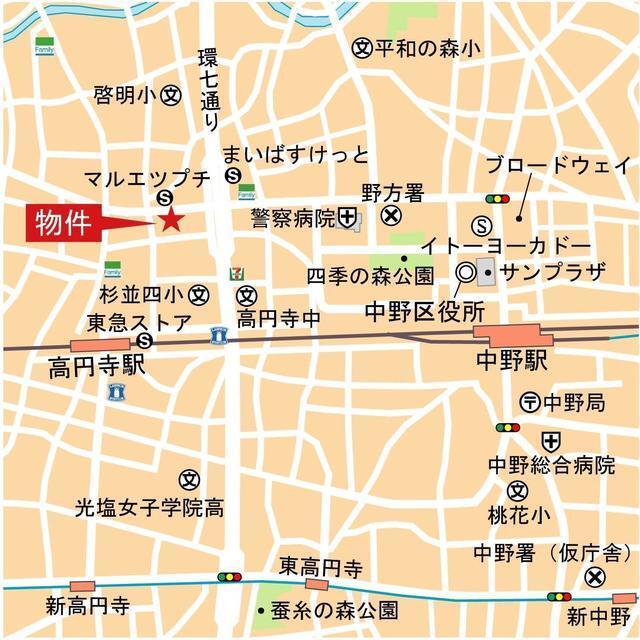 ＫＯＥＮＪＩ　Ｃｒｏｓｓｏｖｅｒ（609） 地形図・案内図