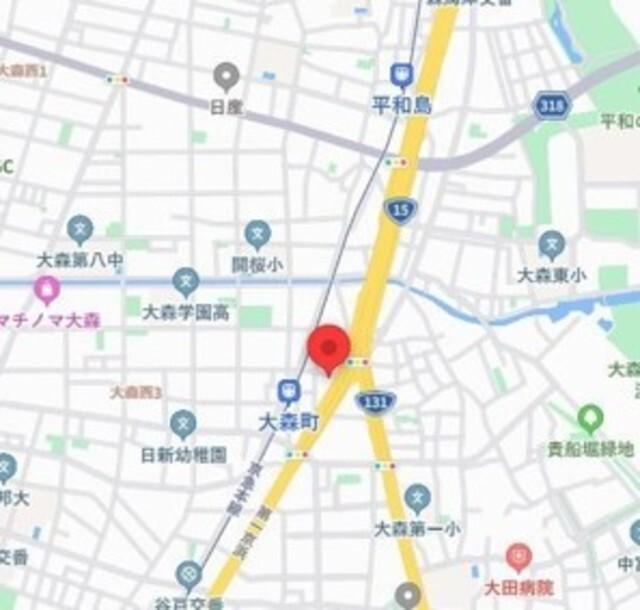 コスモリード大森西（501） 地形図・案内図