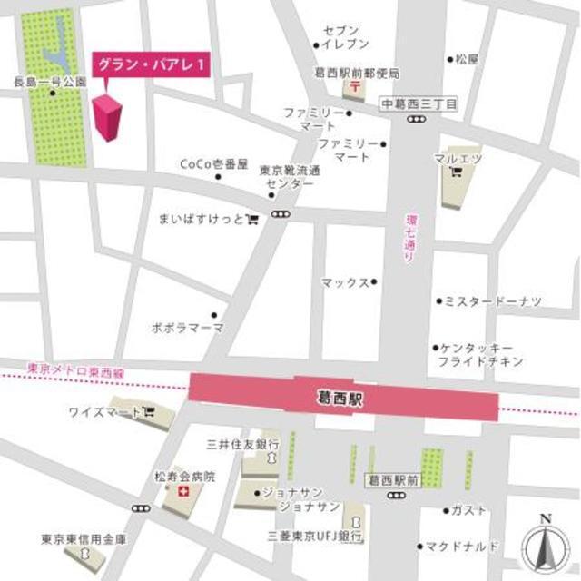 グラン・パァレ１（403） 地形図・案内図