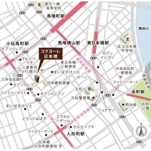 コクヨーレ日本橋（1005） 地形図・案内図