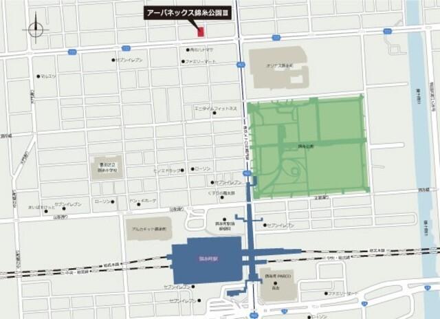 アーバネックス錦糸公園Ⅲ（1004） 地形図・案内図