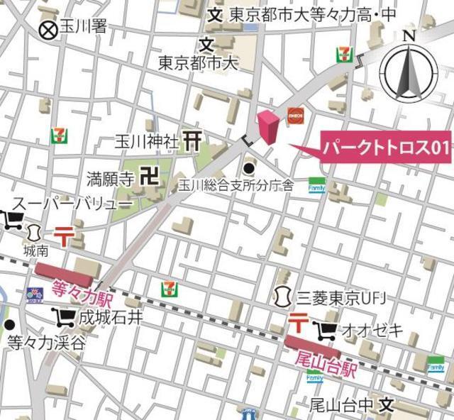 パークトトロス　０１（201） 地形図・案内図