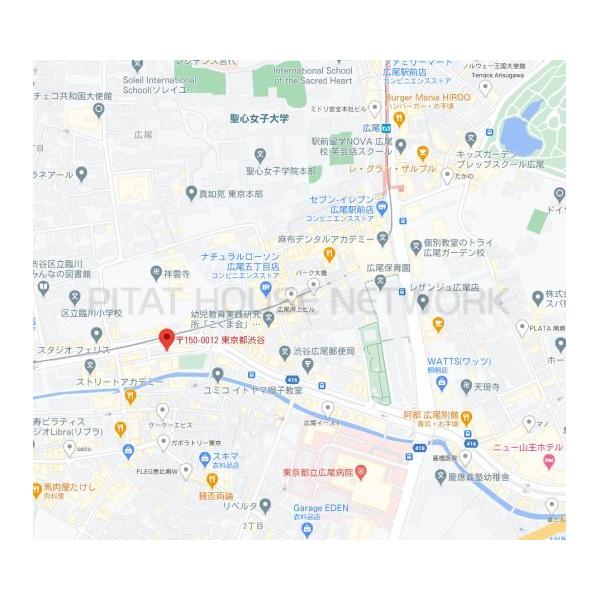広尾駅徒歩7分恵比寿駅徒歩10分の渋谷区