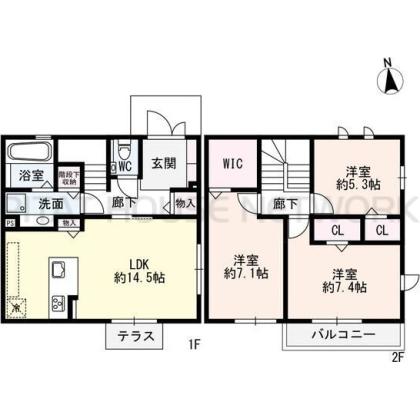  間取り図写真