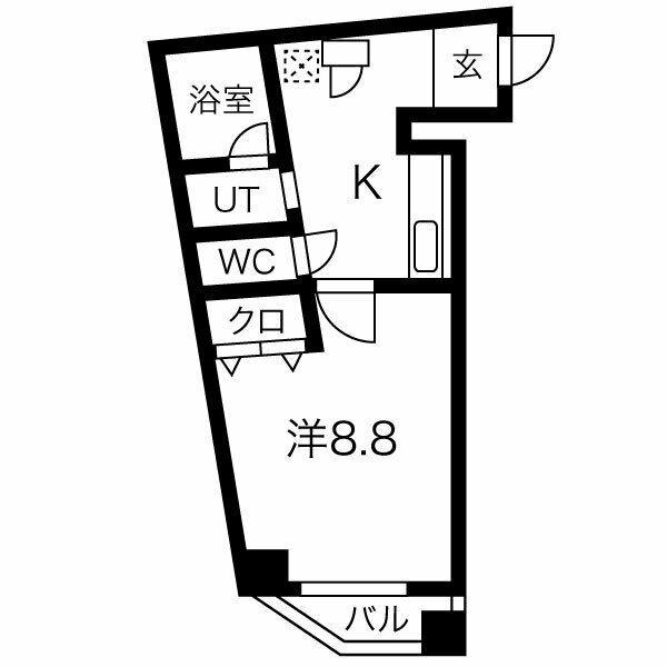 アールズコート新瑞橋駅前 間取り図画像