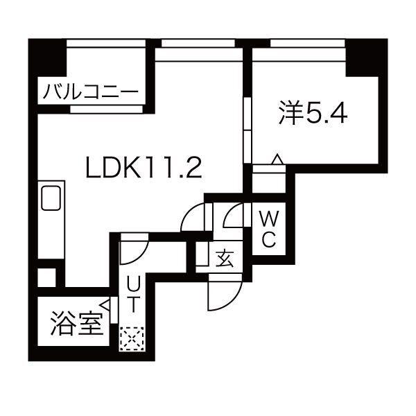 リュミアン堀田テラス（403） 間取り図画像
